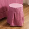 MIPOPS Luxury European Massage Table Sheet Sets, Spa Salon Bed Cover Beauty Bedspreads Massage Table Skirt for Fumigation Physiotherapy Massage(Pink,190x80cm(75x31inch)) view 4