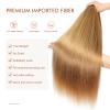 DIFUNEE Pre-stretched Braiding Hair - 26 Inch 8 Packs Blonde Braiding Hair For Twist or Box Braids, Yaki Texture Hot Water Setting Synthetic Braiding Hair Extensions (26 Inch, 27#-8P) view 3