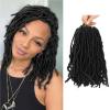 Soft Locs 10 Inch Faux Locs Crochet Hair 7 Packs Short Soft Locs Crochet Hair For Kids Pre Looped Soft Faux Loc Butterfly Hair Crochet Braids(10inch, 7 Packs, 1B) view 1