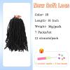 Soft Locs 10 Inch Faux Locs Crochet Hair 7 Packs Short Soft Locs Crochet Hair For Kids Pre Looped Soft Faux Loc Butterfly Hair Crochet Braids(10inch, 7 Packs, 1B) view 2