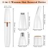 Hicdaw Electric Razors for Women 4 in 1 Bikini Trimmer Pubic Hair Face Shavers Nose Hair Trimmer Arm Legs Underarm Eyebrows Electric Trimmer USB Rechargeable view 2