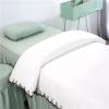 MIPOPS Massage Table Sheets Sets, Cotton Living Room Beauty Bed Cover Solid Color Stain-Resistant Massage Table Skirt Includes Pad and Face Rest Cover(B,190x75cm(75x30inch)) view 3