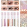 6Pcs Liquid Glitter Eyeshadow Eyeliner, Korean Makeup, Bling Under Eye Shadow, Shimmer Eye Make Up Valentine's Gift Set,Long Lasting,Quick Drying & Pigmented Loose Glitter Glue for Crystals Makeup view 1
