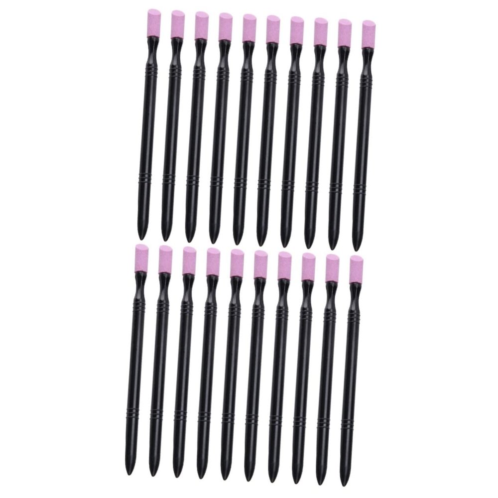 KALLORY 20pcs Nail Care Tools Nail Files and Cuticle Remover for Manicure and Pedicure