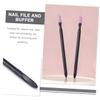 KALLORY 20pcs Nail Care Tools Nail Files and Cuticle Remover for Manicure and Pedicure view 4