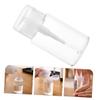 KALLORY 2pcs Makeup Remover Water Bottle Press Down Bottle Dispenser Pump Dispenser Lotion Empty Pump s Small Glass Containers Refillable Travel s Acrylic Polish Airless view 2