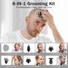 Yebicola 4D Head Shavers for Bald Men, Upgraded 9 Floating Heads, with Extra Replacement Blade, 6-in-1 Rechargeable Waterproof Wet Dry Bald Head Shavers for Men with Nose Hair Sideburns Trimmer view 3
