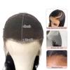 Jnymell Short Bob Wig Curly Lace Front Wigs #27 Honey Blonde Colored Brazilian Bouncy Curly Human Hair Wig With Curly Bangs 13x4 Lace Front Human Hair Pre Plucked 150% HD Crystal Lace Frontal Wig view 3