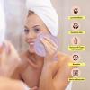 HOMEXCEL Makeup Remover Cloth 12 Count (Pack of 1), Reusable Makeup Remover Pads, Washable Ultra Soft Facial Cleansing Cloths For All Skin Types, 5 X 5 In, Purple view 4