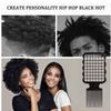 4 Pcs Twist Combs, Hair Sponge Alternative Comb for Men Curls Sponge Brush Upgrade Hair Brush (Black) view 4