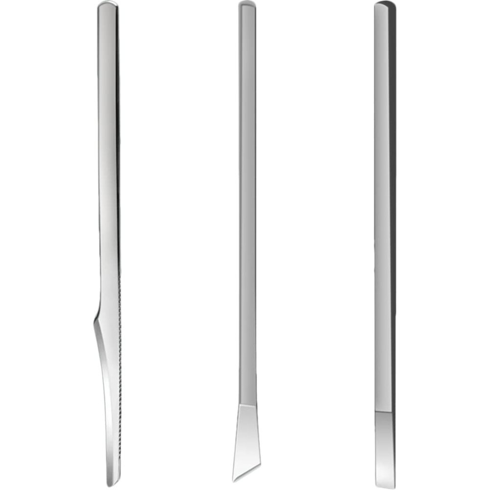 FOMIYES 3pcs Pedicure Set Dead Skin File Toenail Tool Mens Pedicure Kit Cuticle Tool Heel Knives for Foot Stainless Steel Scraper Foot Sharp Stainless Steel Nail File