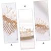 KALLORY Hair Comb for Brides Handmade Flower Headpiece Elegant Bridal Hair Accessories for Weddings and Special Occasions Delicate Design for Women and Girls view 3