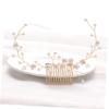 KALLORY Hair Comb for Brides Handmade Flower Headpiece Elegant Bridal Hair Accessories for Weddings and Special Occasions Delicate Design for Women and Girls view 4