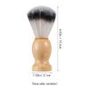 10 Pcs Wood Handled Badger Hair Shaving Brush Professional Salon Tools Beard Grooming Tool for Men Shave Accessory view 2