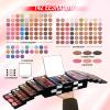 MISS ROSE M 148 Colors Makeup Pallet,Professional Makeup Kit for Women Full Kit,All in One Makeup Sets for Women&Beginner,include Eyeshadow,Lipstick,Eyeliner,Concealer,makeup brush(045 Set-Black) view 4