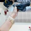 Beavorty Manicure Hand Rest Cushion for Nail Art Ergonomic Plaid Sponge Pillow for Nail Salon Home Use Easy to Clean and Comfortable Design view 3