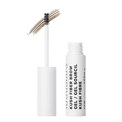 Milk Makeup KUSH Fiber Brow Gel Tinted Gel Fluffs, Fills + Holds Eyebrows for a Fuller, Natural Look Conditioning, Vegan Formula Dutch (Medium Dark Brown), 0.15 oz