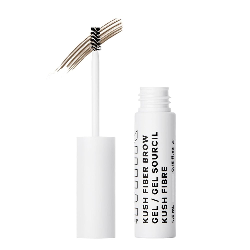 Milk Makeup KUSH Fiber Brow Gel Tinted Gel Fluffs, Fills + Holds Eyebrows for a Fuller, Natural Look Conditioning, Vegan Formula Dutch (Medium Dark Brown), 0.15 oz