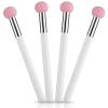Sibba Foundation Brushes 4 PCS Makeup Setting Powder Blush Beauty Techniques Sponge Angled Stick Liquid Concealer Cream Nose Face Contour Make Up Loose Powder Puff Under Eyeline Set Pressed Blending view 1