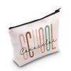 BLUPARK Counselor Makeup Bag Counselor Gifts for Women Teacher Gifts Teacher Thank you Gifts Counselor Gifts (School Counselor) view 1