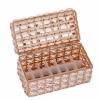 HUFFA Lipstick Crystal Box Home Desktop Cosmetics Lip Gloss Container Storage Case with Cover view 1