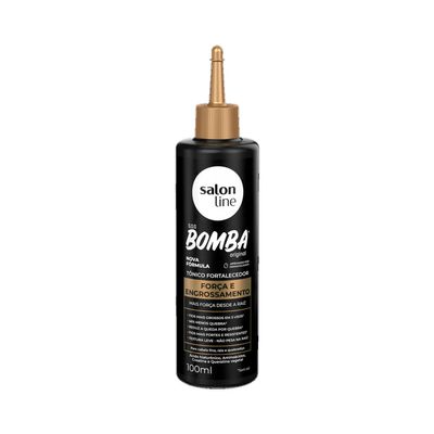 Salon Line - Linha SOS Bomba (Forca e Engrossamento) - Tonico Fortalecedor 100 Ml - (SOS Bomb (Strength and Thickening) - Strengthening Tonic 3.38 Fl Oz)