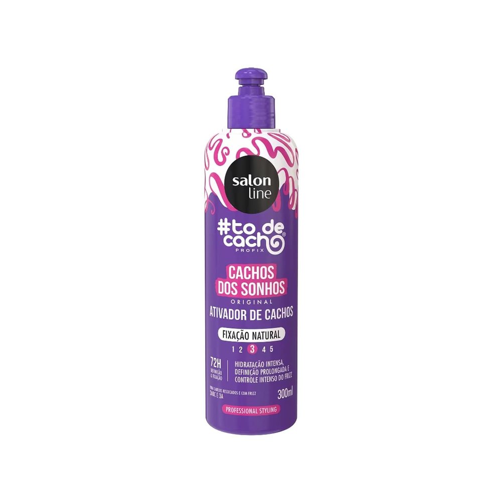 Salon Line - Linha #ToDeCacho (Cacho dos Sonhos) - Ativador de Cachos 300 Gr - (#ImWithCurls (Dream Curls) - Curl Activator Net 10.58 Oz)
