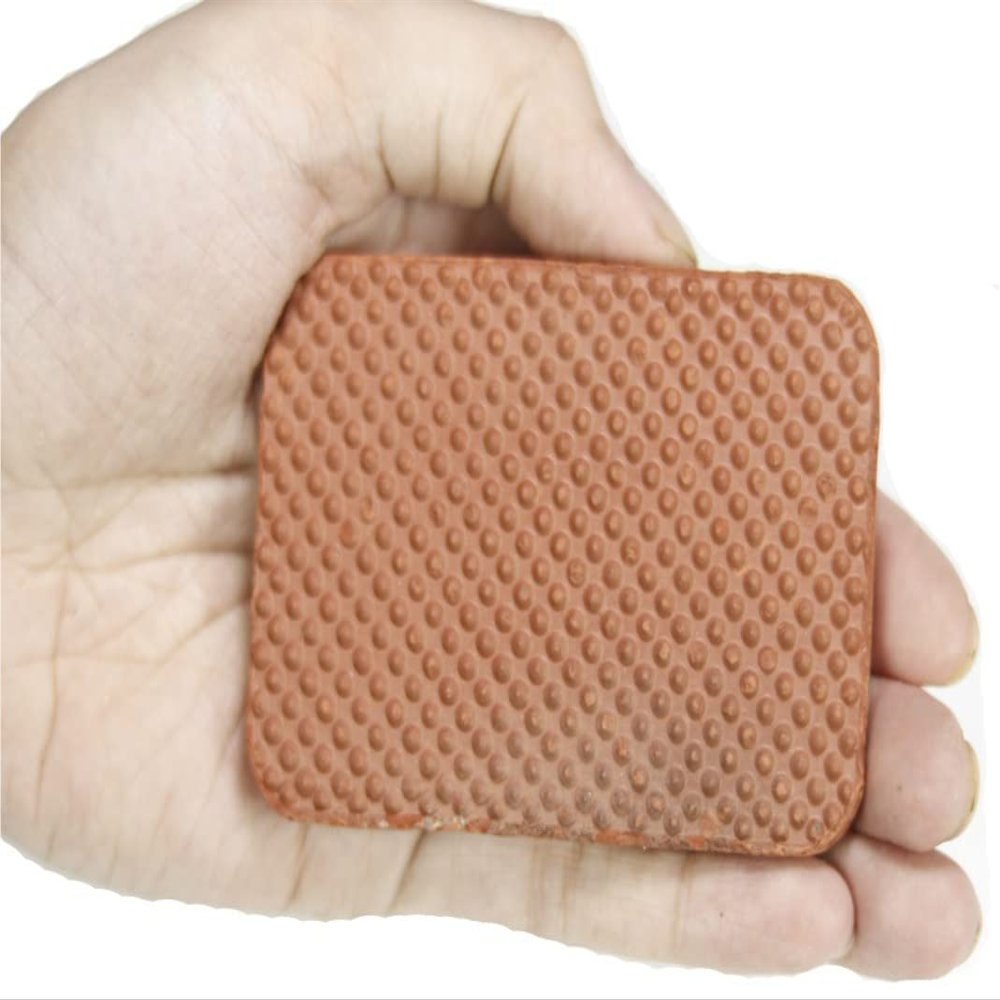 Ashirwad Terracotta Foot Scrubber Handmade Organic Clay Dead Skin Remover Natural Pumice Stone Women Men Unisex Foot Heel Filer Scraper (Scrubber-2)