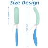 KkaFFe Shower Back Brush with Long Handle, 15.35" Body Brush, Long Handled Sponge Body Exfoliator, Loofah Back Scrubber for Men Women, Aid Bathing view 4