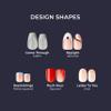 KISS imPRESS No Glue Mani Press On Nails, Design, 'Astound', White, Short Size, Squoval Shape, Includes 30 Nails, Prep Pad, Instructions Sheet, 1 Manicure Stick, 1 Mini File view 3
