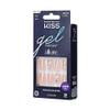 KISS Gel Fantasy Allure Press On Nails, Ready to Wear, 3D Design, Waterproof, Pink Gel Nail Glue 0.07 Oz. (2g), Manicure Stick & Mini File, 28 Count view 2