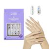 KISS Majestic Press On Nails, Nail glue included, 'Your Grace', Light Blue, Long Size, Coffin Shape, Includes 30 Nails, 2g glue, 2 Prep Pads, 2 of 24 Adhesive tabs, 2 manicure sticks, Mini file view 1