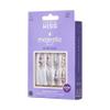 KISS Majestic Press On Nails, Nail glue included, 'Your Grace', Light Blue, Long Size, Coffin Shape, Includes 30 Nails, 2g glue, 2 Prep Pads, 2 of 24 Adhesive tabs, 2 manicure sticks, Mini file view 3