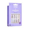 KISS Majestic Press On Nails, Nail glue included, 'Your Grace', Light Blue, Long Size, Coffin Shape, Includes 30 Nails, 2g glue, 2 Prep Pads, 2 of 24 Adhesive tabs, 2 manicure sticks, Mini file view 4