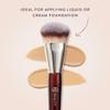 BK BEAUTY BRUSHES - 101 CONTOURED FOUNDATION BRUSH - Contoured Foundation Brush - Foundation Makeup Brushes - Face Brush For Liquid Or Cream Foundations view 4