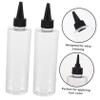 KALLORY 10Pcs Pet Hair Dye Bottles 250ml Pointed Mouth Applicator Set view 2