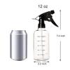 Youngever Set of 12 Empty 12 Ounce Plastic Spray Bottles with Measurement, Spray Bottles for Hair and Cleaning Solutions view 3