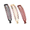 BIUDECO 9pcs Rhinestone Ponytail Holders Hair Clips for Women Stylish Fish Shape Hair Accessories Bright and Gold Non- Design for Parties and Weddings view 3