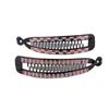 BIUDECO 9pcs Rhinestone Ponytail Holders Hair Clips for Women Stylish Fish Shape Hair Accessories Bright and Gold Non- Design for Parties and Weddings view 4