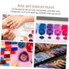 Mikinona Nail Display Tray Pallet for Nail Art Nail Art Plate Professional Nail Art Tool view 3