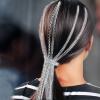 NICENEEDED Hair-Accessory Hair Chain, 4Pcs Punk Tassel, Silver Decorated, Ponytail Multi Strand, for Women Girls Nightclub Prom Party view 3