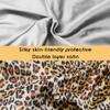 Greatremy Satin Braid Bonnet Double Layer Sleep Cap Scruchie, Silky Night Hat Large Bonnet for Women Curly, Long Natural Hair Dreadlocks, Braids, Locs Sleeping (Leopard Grain) view 2