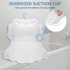 SetSail Bath Pillow, Relaxing Bath Pillows for Tub Neck and Back Support Soft 4D Breathable Air Mesh Ergonomic Bathtub Pillow with 6 Strong Suction Cups and Hook Luxury Bathroom Accessories,White view 3