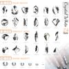 qiipii 3 Boxes Silver Clear Nail Rhinestones 240 Multi-Shapes Crystal White Big Gems Stones Flatback Round Beads Glass Crystals Nail Art Charms for Arylic Nails Face Eyes Makeup Tumblers Bottles Shoes view 3