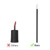 ChefBee 200PCS Lip Gloss Applicators Disposable, Lint Free Lip Brush Lipstick Applicator Wands, Beauty Tool Kits Black view 4