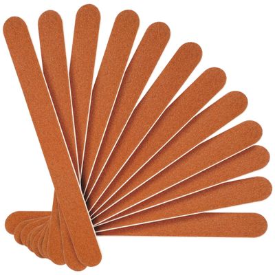 Canvalite Nail File Large Emery Boards for Nails, 180 Grit Nail Files for Natural Nails, Thin Emory Nail File Pack Manicure Tool for Home Use 12PCS