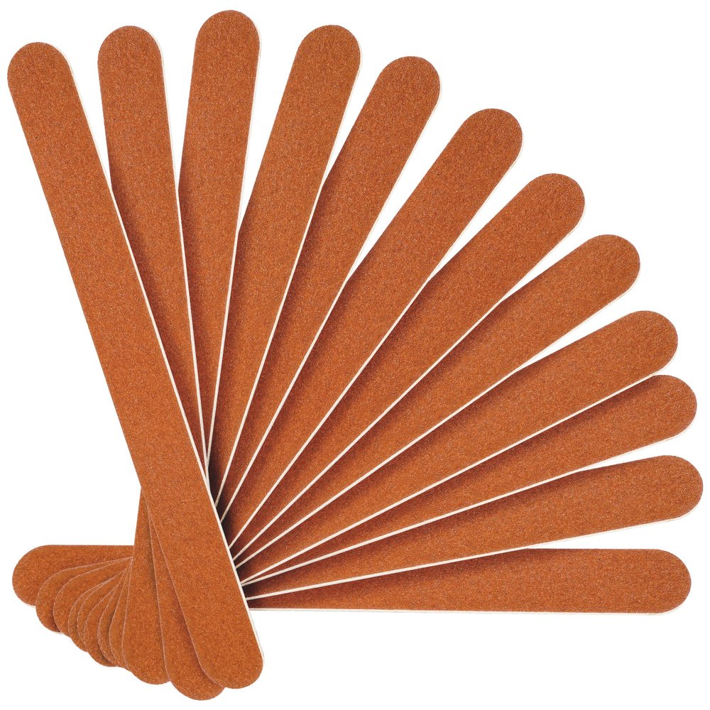 Canvalite Nail File Large Emery Boards for Nails, 180 Grit Nail Files for Natural Nails, Thin Emory Nail File Pack Manicure Tool for Home Use 12PCS