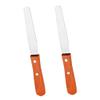 Jojomis Waxing Spatulas Applicator for Hair Removal, Pack of 2, Wax Spatula Tools with Brown Wooden Handle view 1