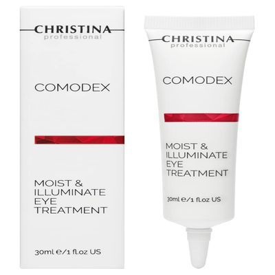 -CHRISTINA- Comodex Moist & Illuminate Eye Treatment with Hyaluronic Acid | Under Eye Cream Combats Dark Circles, Puffy Eyes, and Dry Skin 30ml