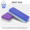 FOMIYES 2pcs Foot Skin File Exfoliator Dead Skin for Smooth Feet Comfortable Grip Design Easy to Clean for Home Pedicure view 2